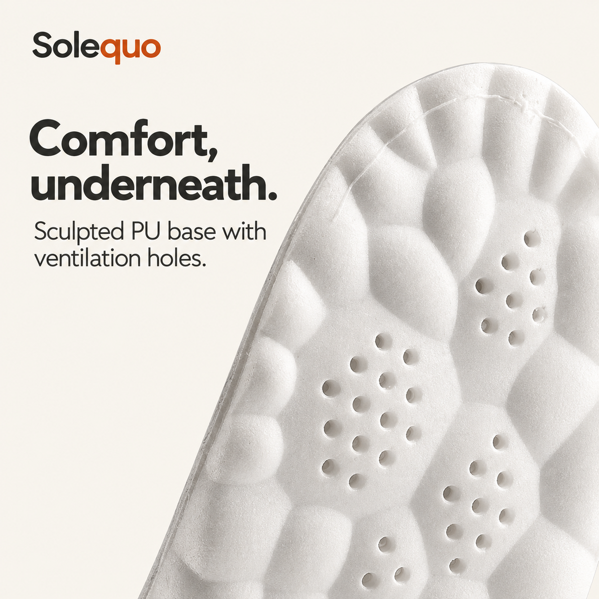 Solequo Everyday Comfort Insoles: underside